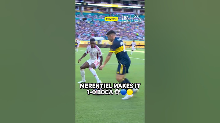 Miguel Merentiel Makes It 1-0 To Boca Juniors!