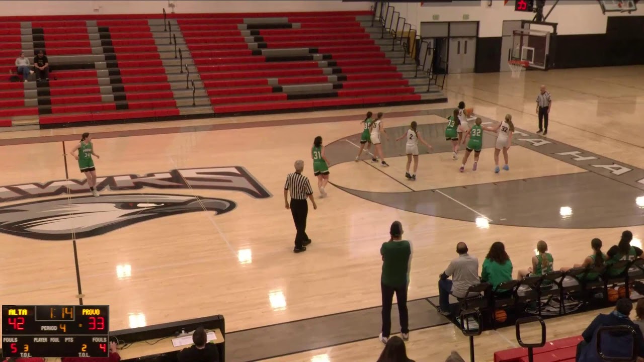 Alta vs Provo Girls' Soph Basketball - YouTube