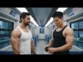Polite Considerate Gym bros talk about masking up on public transportation when they start sneezing