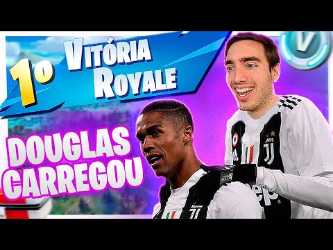 Douglas Costa me Carregou 2 Vezes no Fortnite!! (Clutches, 1v4s & Muita Risada)