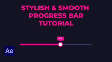 Simple & Elegant Progress bar Animation in After Effects