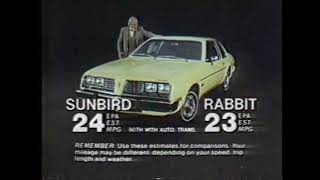 Sports Performance 1980 Pontiac Sunbird commercial