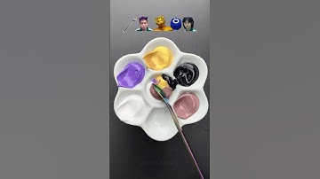 Guess the mixed color of Squid Game #satisfying #colormixing #squidgame2