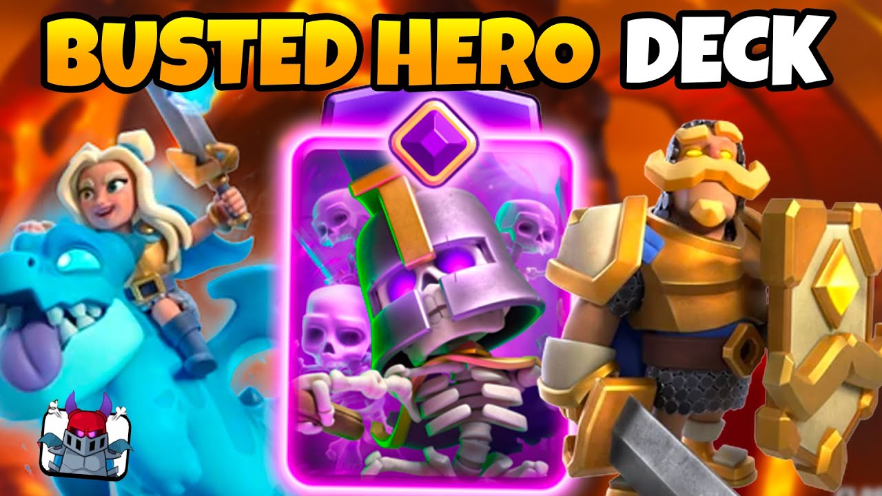 This Evo Skarmy Hero Knight Lavahound Deck is BUSTED...