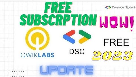 Get Free Subscription & Credits of Qwiklabs || BIG UPDATE  @QuicklabServices