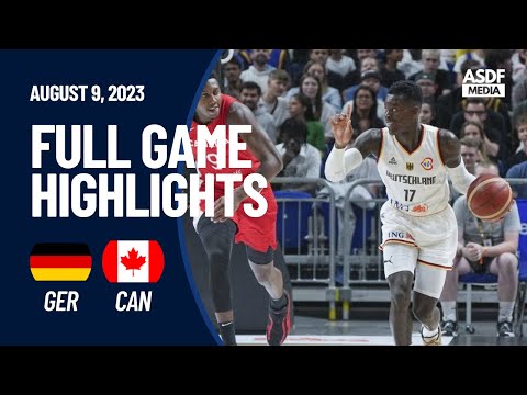 Germany vs Canada Full Game Highlights (Friendly Game In FIBA World Cup 2023)