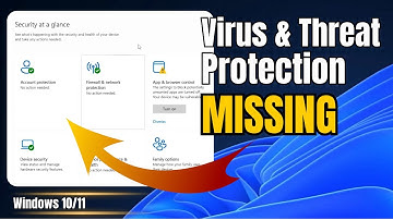FIX: Virus and Threat Protection Not Showing on Windows 11/10 (UPDATED*)