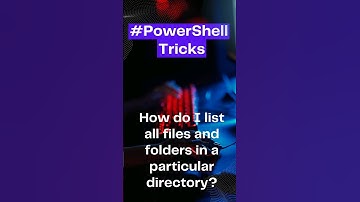 Powershell Mastery: How to List Files and Folders in a Directory! #learnpowershell #scripting #itpro