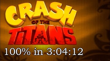 Crash of the Titans 100% Speedrun in 3:04:12