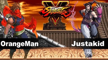 SFV/ SFVAE OrangeMan (Zeku) vs Justakid (Juri) Ranked Match Set