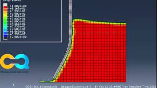 Fluid Solid Interaction, Elastic Dam, Abaqus