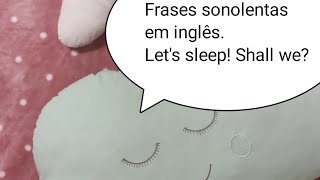 Dormir...Sleep... Expressões sonolentas em inglês 😃😴