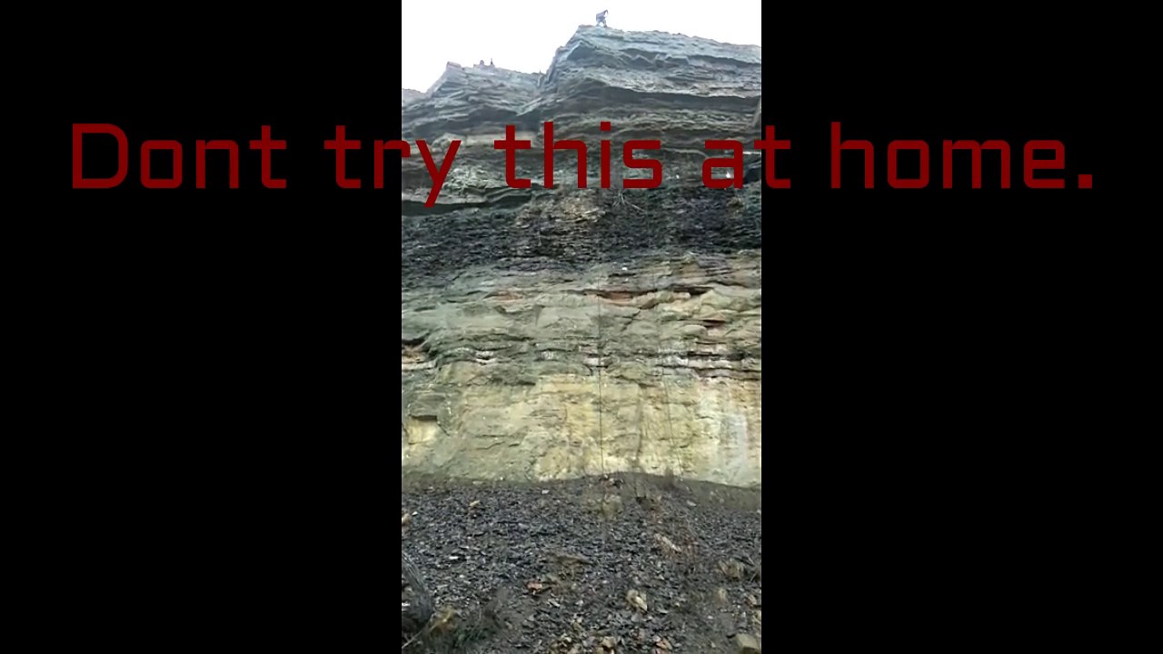 Rappell at türisalu cliff