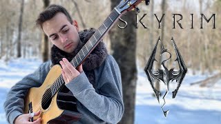 Video thumbnail of "SKYRIM on acoustic guitar (Dovahkiin - Dragonborn) - Full Version"