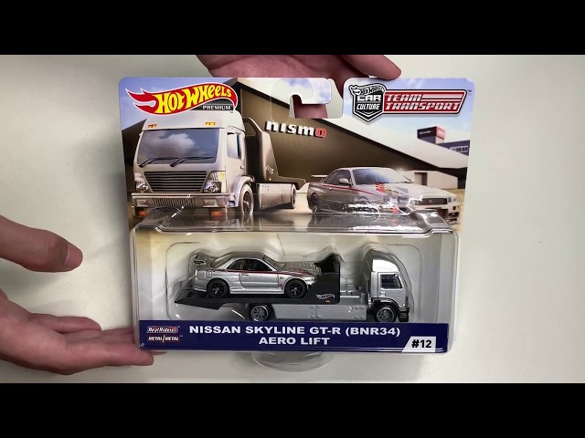 Hot Wheels Team Transport Nissan Skyline GT-R (BNR34) Aero Lift