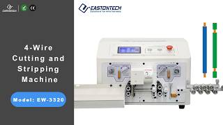 EW-3320 Automatic 4-Wire Cutting & Stripping Machine (0.1–10 mm²)