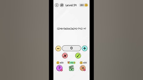 Braindom: Brain Games Test Out Level 54 Walkthrough Solution