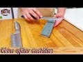 Cómo afilar cuchillos - Consejos de cocina