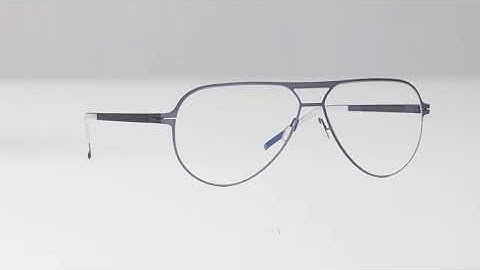 Screwless Aviator Interlocking Hinge Eyeglass Frames Made of Titanium Alloy.