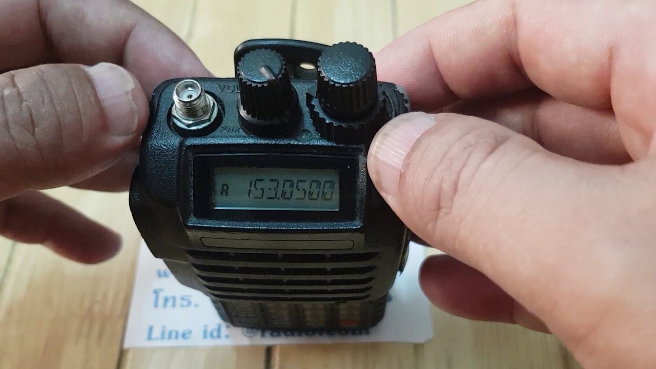 วิธีใส่โทน CT Tone Yaesu FT250 สำหรับผู้พิการทางสายตา