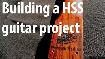 Part 1:Warmoth HSS guitar build. Part one - the neck!!