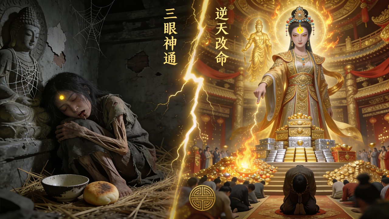 #😱소녀가 야랑신의 제3의 눈을 얻다! 장님인데 카지노에서 모두 압도하다!#热门短剧 #movie #doonakdrama #drama #film #dramakorea