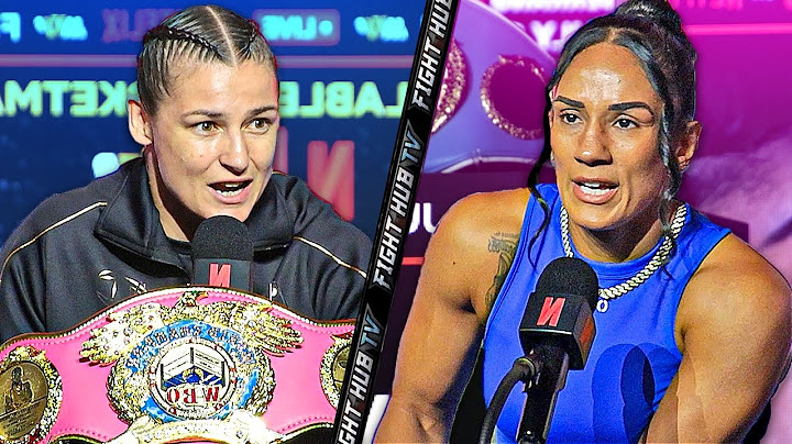 Katie Taylor vs Amanda Serrano 3 FULL Final Press Conference & Face Off Video