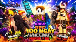Tôi Đã Sinh Tồn 100 Ngày Trong MINECRAFT DARKEST RPG Modpack Siêu Khó!!!