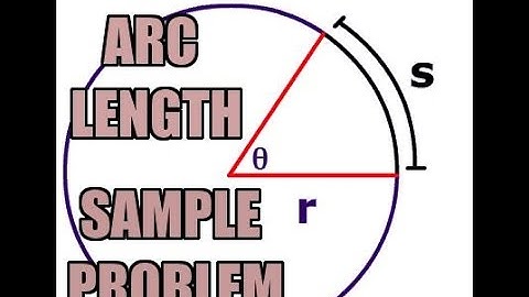 Arc length sample problem in under 3 minutes!