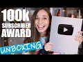 Unboxing my 100k SUBSCRIBER AWARD! | Feli from Germany