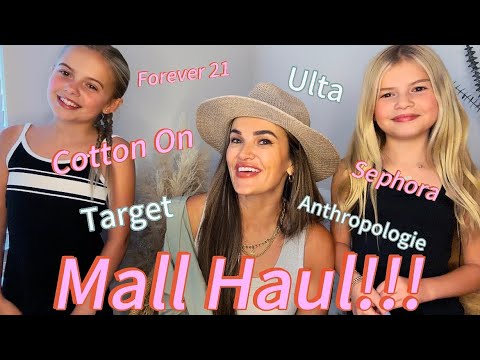 MALL HAUL!!! 🛍️Britain+Baylaa saved up to go shopping! #haul #sephorahaul #shoppingvlog