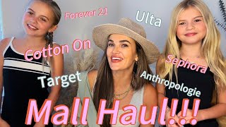 MALL HAUL!!! 🛍️Britain+Baylaa saved up to go shopping! #haul #sephorahaul #shoppingvlog