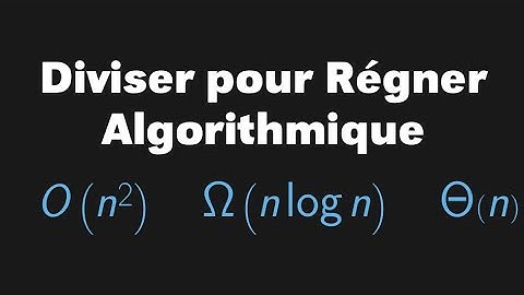 Diviser pour régner en informatique