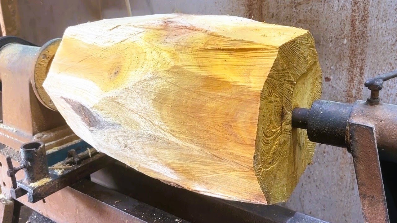 Turn A Piece Of Bright Yellow Wood Into A Sophisticated Masterpiece ...