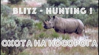 Охота на носорога, Намибия  | BLITZ-HUNTING