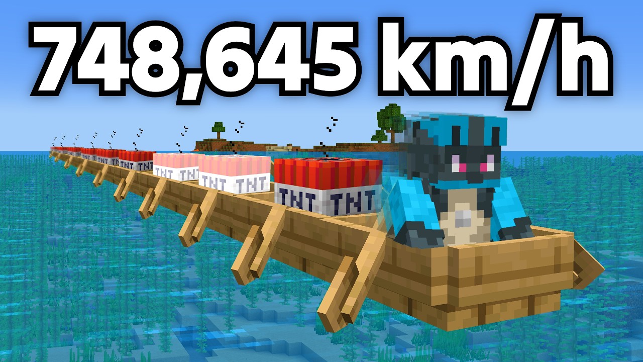 J'ai Testé les Meilleurs Moyens de Déplacement sur Minecraft !