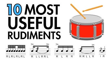 10 Most Useful RUDIMENTS Drummers Should Know 🥁🎵