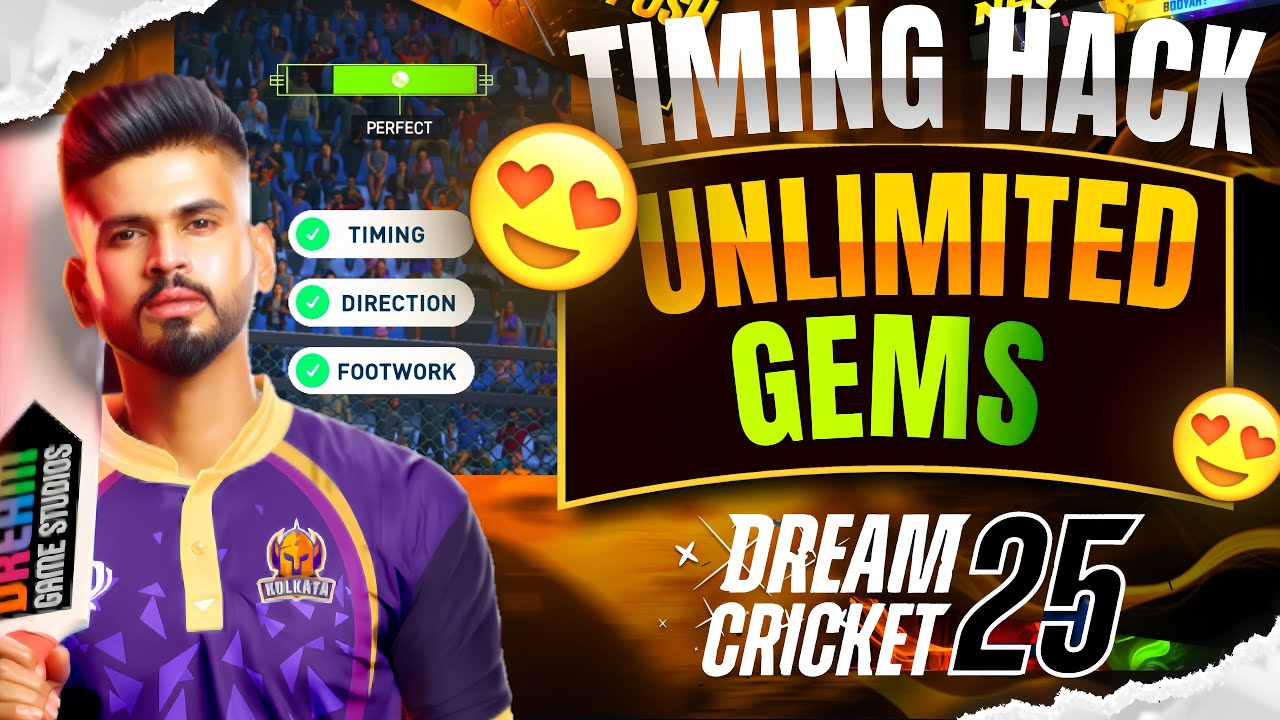 Dream Cricket 25 MOD APK 😍 Timing Hack Unlimited Gems
