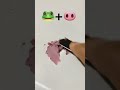 clay mixing GREEN &PINK #trending #art #clayart #orginal #relaxing #satisfying #funny #drawing