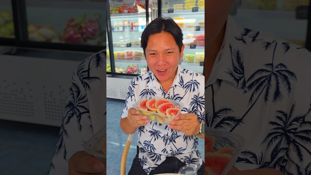ร้านผลไม้ปอกเครื่องหวาน สุพรรณบุรี