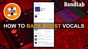 How to quickly add bass to your vocal track in Bandlab