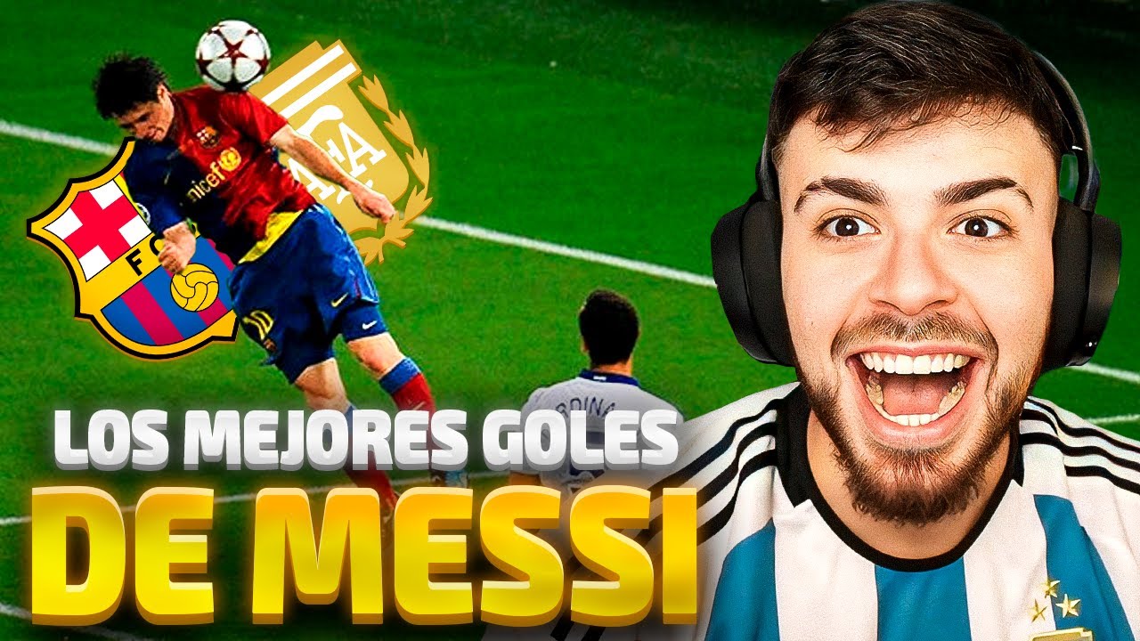 LA COBRA REACCIONA A LOS GOLES MÁS IMPRESIONANTES DE LIONEL MESSI POR CADA AÑO (2005-2024)