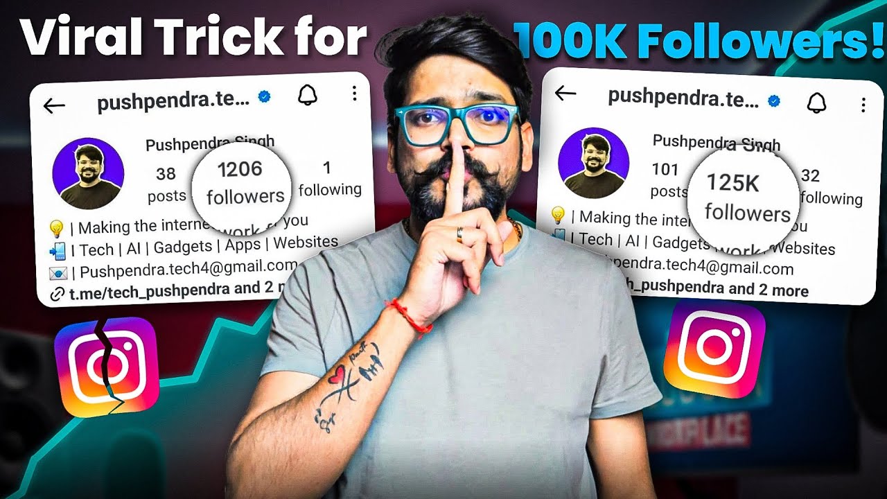 Secret Trick to Grow Instagram Followers FAST in 2025 | Instagram par ...
