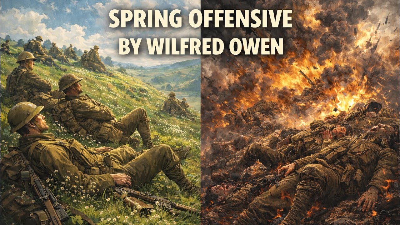 Spring Offensive Pome Spring Offensive by Wilfred Owen | Poem Summary & Meaning Explained ...