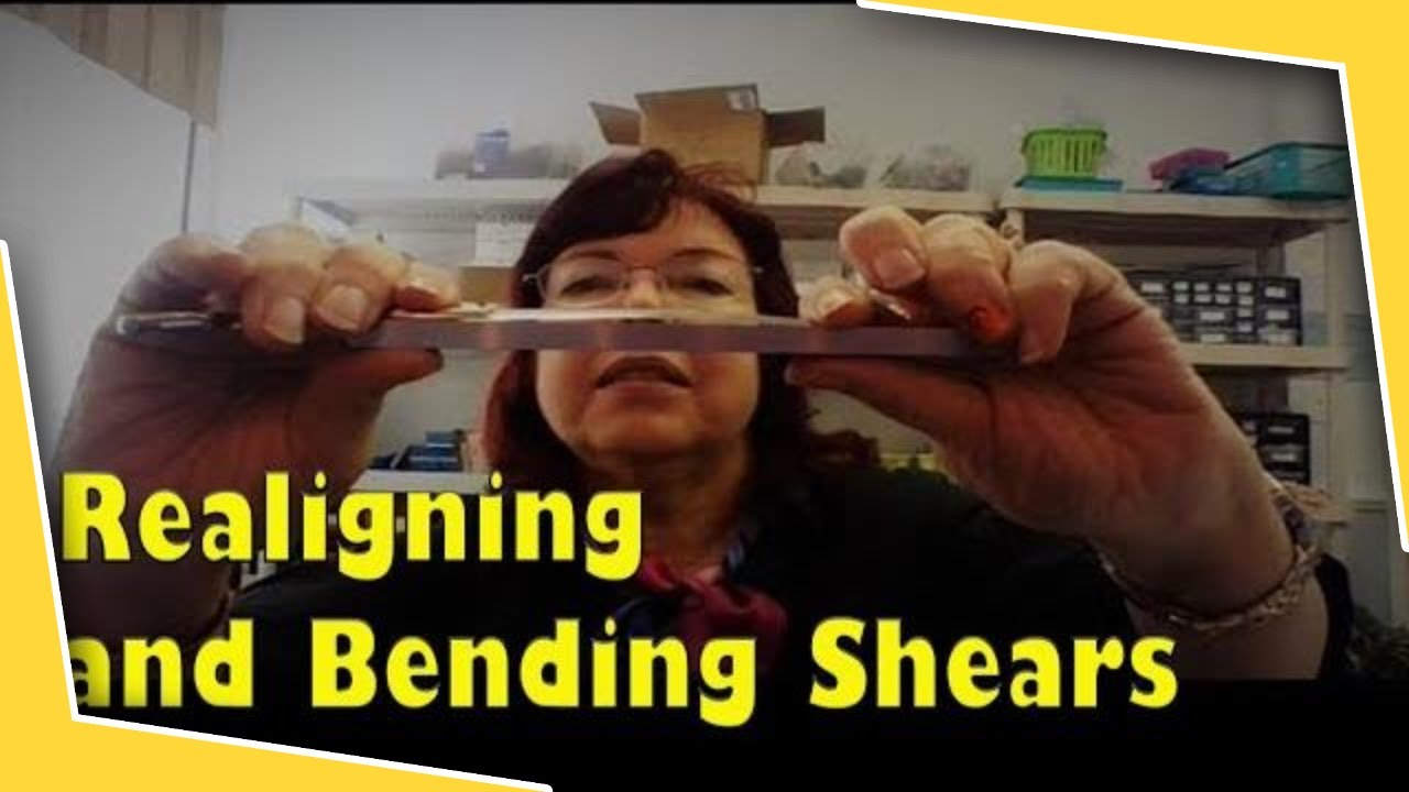 Bend And Set - How To Fix The Alignment On Scissors And Shears | Bonika Shears