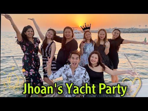 Jhoan’s Yacht Party | Dubai Marina | Bebzy Nino