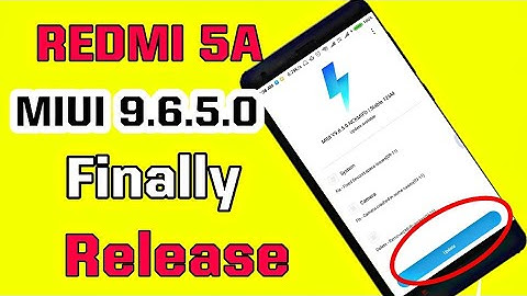 REDMI 5A MIUI 9.6.5.0 STABLE ROM FINALLY RELEASE FOR ALL DEVICE