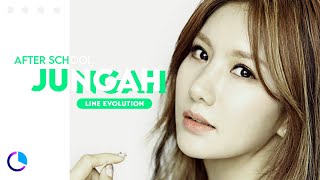 AFTER SCHOOL (애프터스쿨) - JUNGAH (정아) ( Line Evolution ) (2009 - 2015)