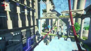 Sonic Frontiers 1-2 in 00:45.15 (Spindash/Power Boost/No Deceleration)