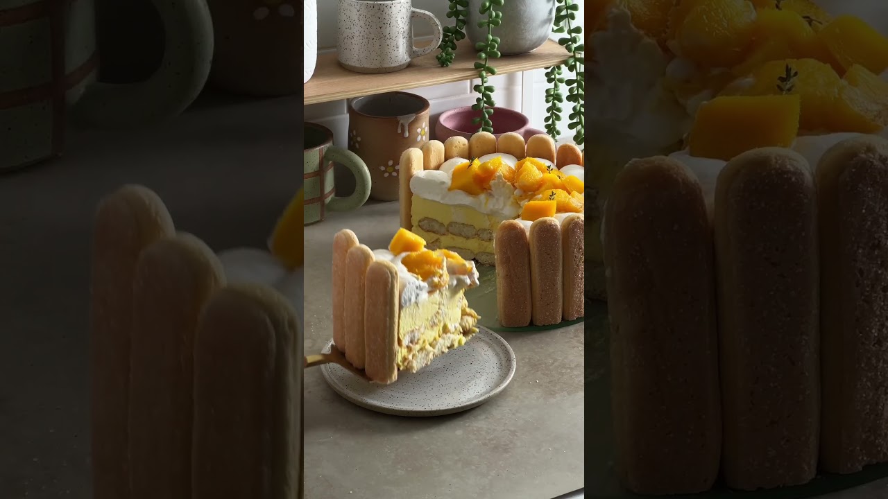 THE perfect no-bake mango cake